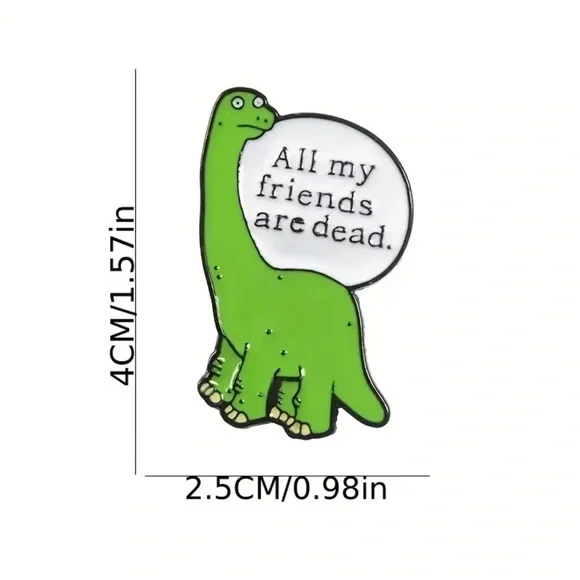 1.5 Inch Tall Enamel Pin - Picture 4 of 4